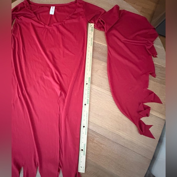 Halloween Women’s 90’s Large Red Long Sleeve Costume - Picture 6 of 8